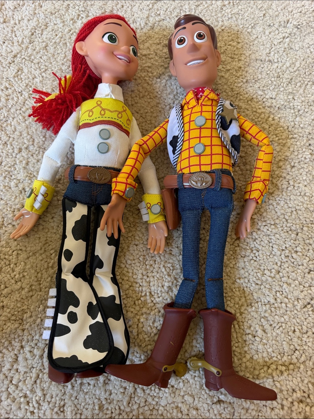 Woody & Jessie Cowgirl and Cowboy Doll Set - Red, Yellow, Brown - Picture 3 of 6